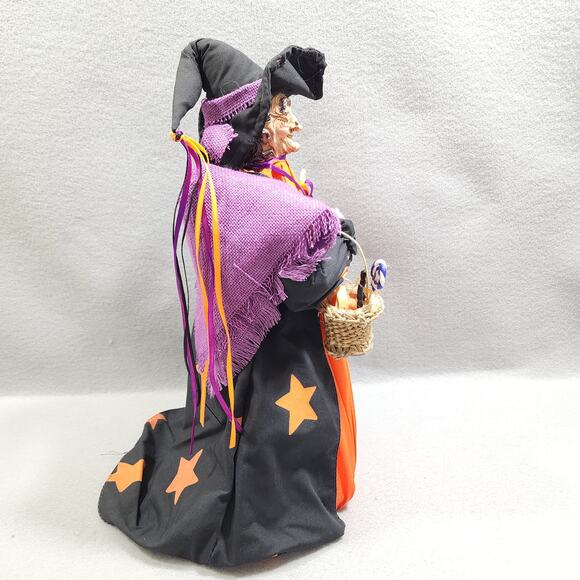 Halloween Candy Witch 14" Tall Lynn Haney Collection by Midwest Imports - Picture 9 of 16